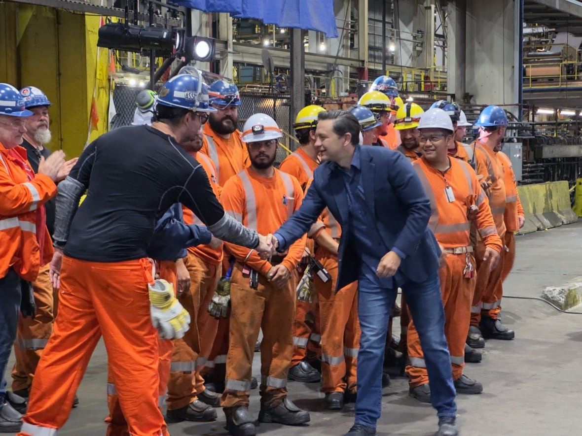 Men shaking hands.